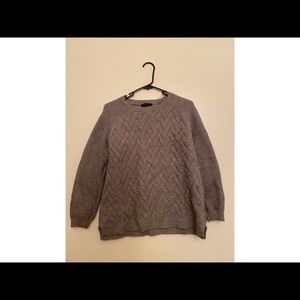 Gray sweater